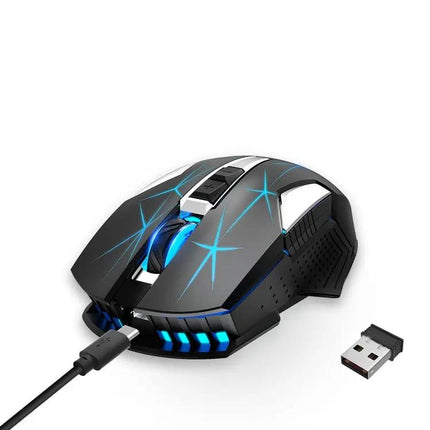 HXSJ Colorful Luminous Wireless Mouse for Everyday Computing