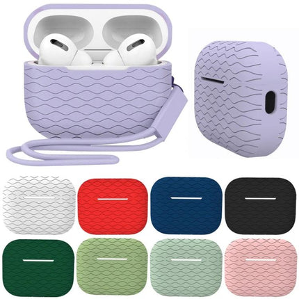 Silicone Earphone Case for Daily Protection on the Go - lavender silicone protective case with wrist strap and textured grip