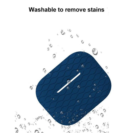 Silicone Earphone Case for Daily Protection on the Go - washable navy silicone cover protecting earbuds from water and stains