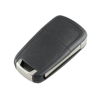Opel Replacement Key Case with Foldable Blade and 3 Buttons - black replacement shell for Opel Chevrolet Buick, transfer electronics easily