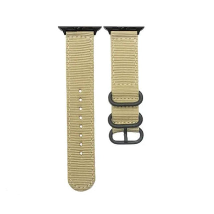 Black Canvas Buckle Watch Band For Apple Watch 41/45mm | Syndmart