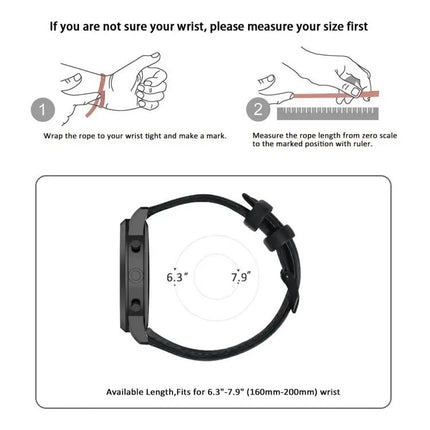Genuine Oil Wax Leather Watch Band For Fossil And Huawei