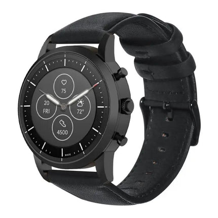 Genuine Oil Wax Leather Watch Band For Fossil And Huawei
