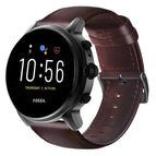 For Fossil Gen 5 Carlyle / Julianna / Garrett / Carlyle HR / Red Brown