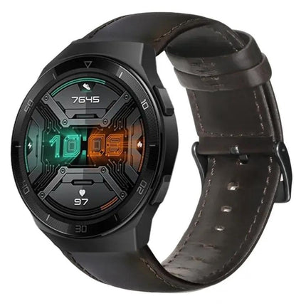 Genuine Oil Wax Leather Watch Band For Fossil And Huawei