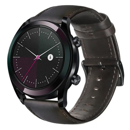 Genuine Oil Wax Leather Watch Band For Fossil And Huawei