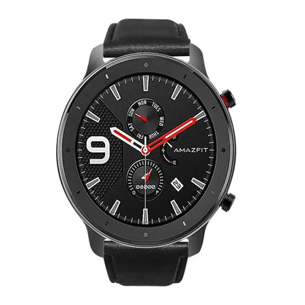 Oil Wax Leather Watch Band For Amazfit GTR 47mm TicWatch