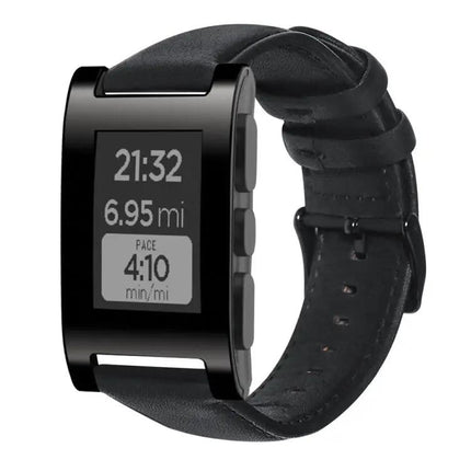 Oil Wax Leather Watch Band For Amazfit GTR 47mm TicWatch