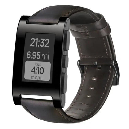 Oil Wax Leather Watch Band For Amazfit GTR 47mm TicWatch