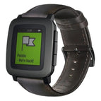 For Pebble Time / Dark Brown