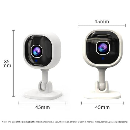 A3 WiFi Security Camera with Motion Detection and Night Vision - compact indoor camera with night vision, motion alerts and app remote viewing (45x85mm)