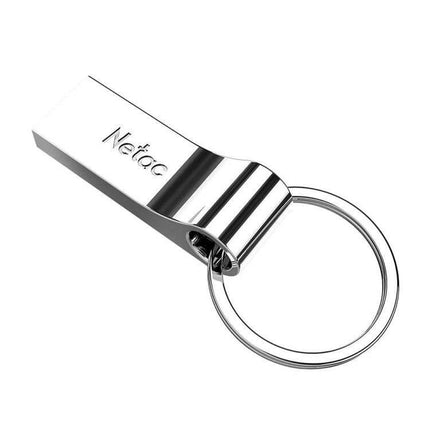 Netac U275 64GB USB Flash Drive for Secure Data Storage silver metal keyring USB stick for reliable portable backup