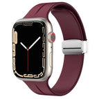 For Apple Watch Series 8&7 41mm / Wine Red