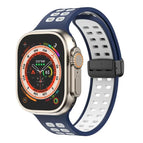 For Apple Watch Series 8&7 45mm / Dark Blue White