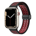 For Apple Watch Series 8&7 41mm / Black Red