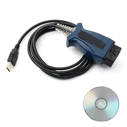 Diagnostic Cable for Everyday Jaguar and Land Rover Maintenance - compact USB-to-OBDII cable for 2005-2016 Jaguar and Land Rover home diagnostics