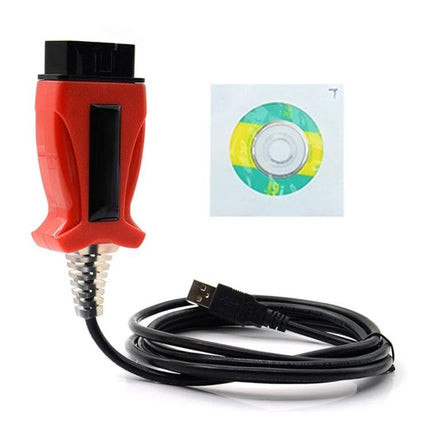 Essential Cable for Home Vehicle Maintenance Tasks USB OBD diagnostic cable for Jaguar Land Rover Toyota Volvo with software CD