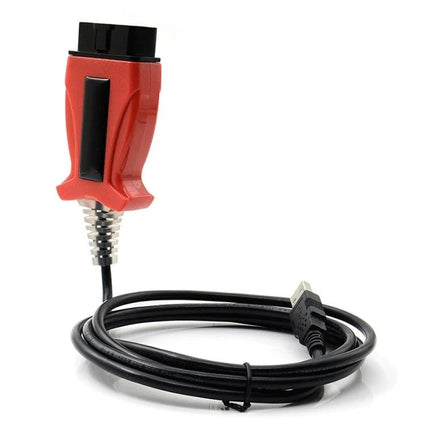 Essential Cable for Home Vehicle Maintenance Tasks - red OBD diagnostic cable with USB for Jaguar Land Rover Toyota Volvo home diagnostics