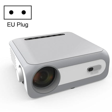 MECOOL KP1 Portable Smart Projector for Streaming Movies white portable FHD LCD projector with lens and EU plug