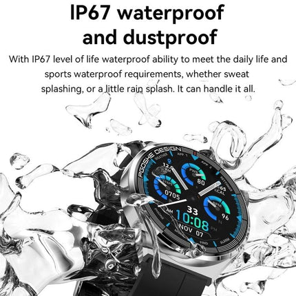 Daily Activity Tracker Watch for Everyday Health Monitoring - IP67 waterproof activity tracker showing heart rate, steps and notifications on wrist