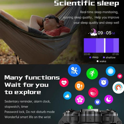 Versatile Smart Watch for Everyday Health and Activity Tracking - sleep monitoring, step counting and multiple fitness features