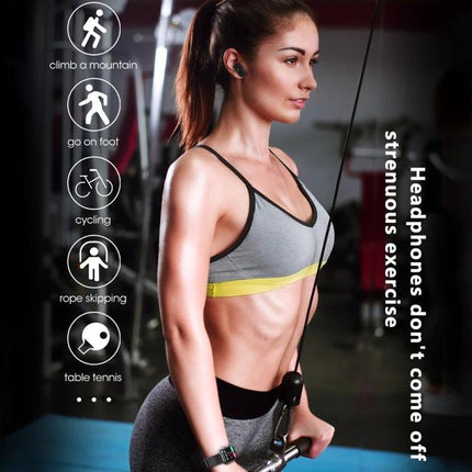 Wearable Bracelet for Daily Health and Communication Needs showing woman tracking heart rate and receiving calls during workout