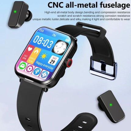 Wearable Bracelet for Daily Health and Communication Needs with heart rate monitor and Bluetooth smartwatch design
