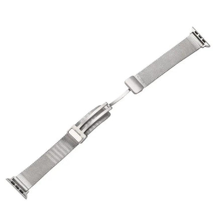Milanese Fold Buckle Metal Band For Apple Watch 41/45mm