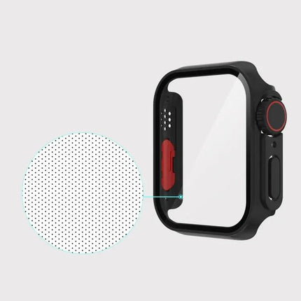 Apple Watch 41/40mm PC Case Tempered Film Detachable Button