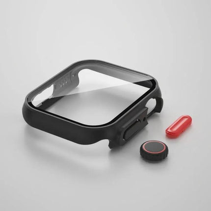 Apple Watch 41/40mm PC Case Tempered Film Detachable Button