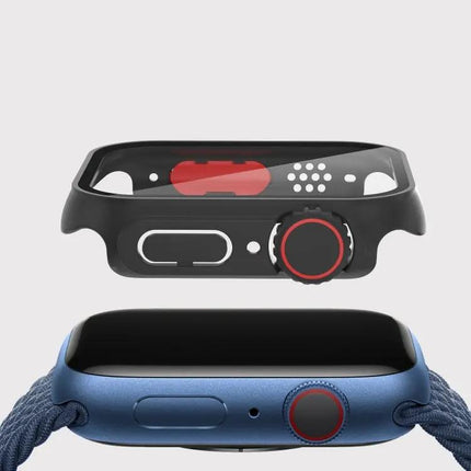 Apple Watch 41/40mm PC Case Tempered Film Detachable Button