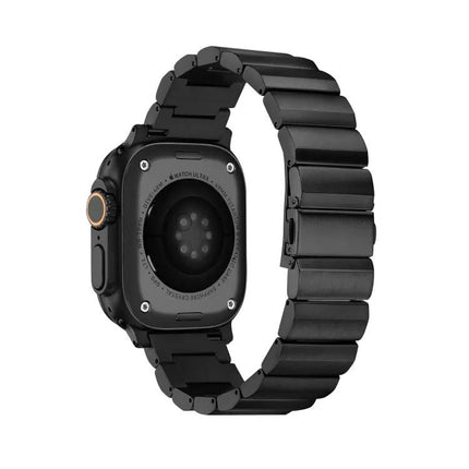 Flat Buckle Titanium Alloy Watch Band For Apple Watch