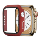 For Apple Watch Series 9 / 8 / 7 41mm / Red Wine