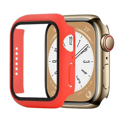 Shockproof PC Tempered Glass Case for Apple Watch 45mm