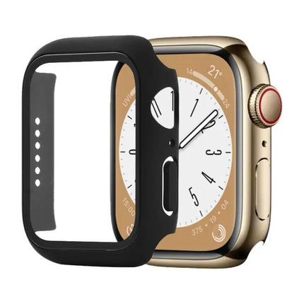 Shockproof PC Tempered Glass Case for Apple Watch 45mm