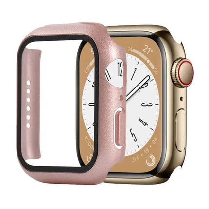 Shockproof PC Tempered Glass Case for Apple Watch 45mm