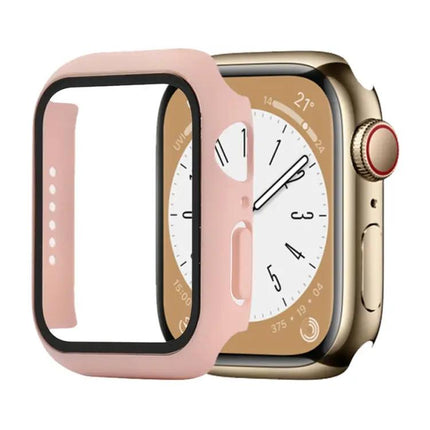 Shockproof PC Tempered Glass Case for Apple Watch 45mm