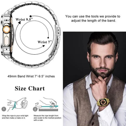 Metal Protective Case For Apple Watch 44mm 45mm 49mm