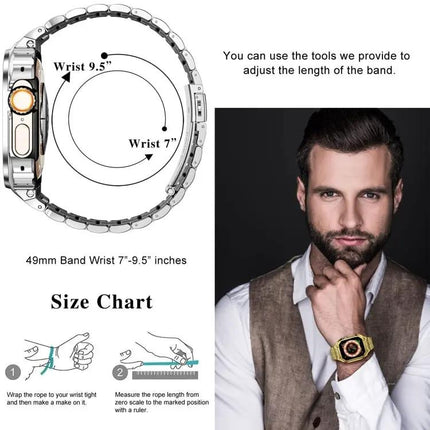Metal Protective Case For Apple Watch 44mm 45mm 49mm