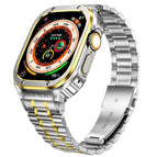For Apple Watch Series SE 2025&6&SE&5&4 44mm / Silver Gold