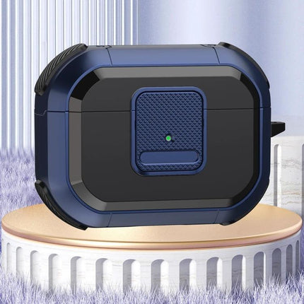 Essential Protective Case for AirPods Pro in Daily Life - rugged blue protective charging case for AirPods Pro, dust and drop protection
