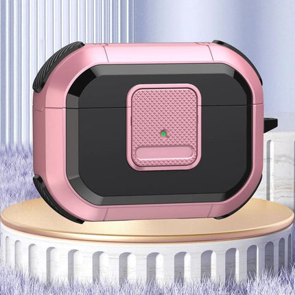 Essential Protective Case for Earphones in Everyday Scenarios - pink durable TPU PC compact case protecting earphones from dust scratches and impacts