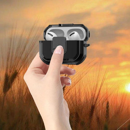 Essential Protective Case for Earphones in Everyday Scenarios - compact TPU PC shell protects AirPods from dust, scratches and impacts