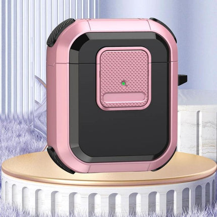 Essential Protective Case for Earphones in Everyday Scenarios - compact pink TPU+PC earphone case protecting against dust, scratches and impacts