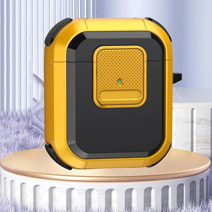 Essential Protective Case for Earphones in Everyday Scenarios - durable yellow TPU+PC earphone protective case for daily dust, scratch and impact protection