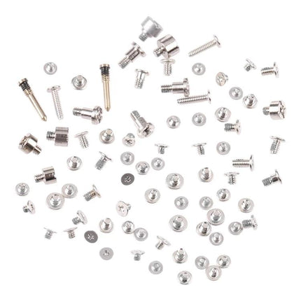 Replacement Screws Set for iPhone 14 Home Repairs - assorted silver screws and fasteners for iPhone 14 Pro Max DIY screen and battery fixes