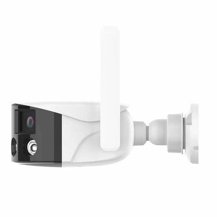 AI Security Camera for Home Monitoring with Wide-Angle View dual 2MP sensors, 180° wide-angle, motion alerts and two-way audio.