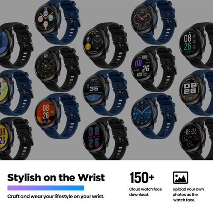 Zeblaze Stratos 2 Lite for Daily Fitness and Health Monitoring - multiple smartwatch faces and straps showing activity tracking and notifications