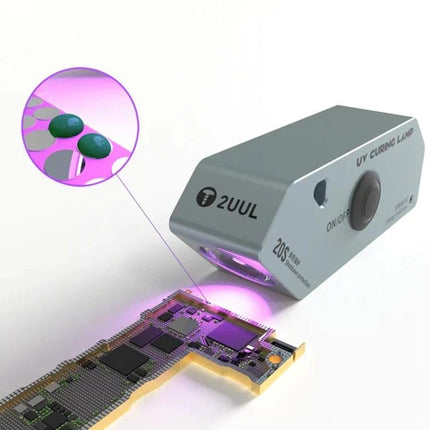 Compact Portable UV Curing Lamp for Electronics Repairs curing resin on mobile phone circuit board, portable handheld UV lamp for technicians