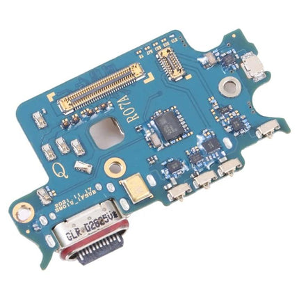 Daily Use Replacement Charging Board for Samsung Phones, close-up of blue charging board with USB-C port and components
